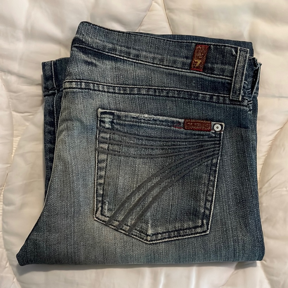 7 For All Man Kind Boot Cut Jeans  💙
